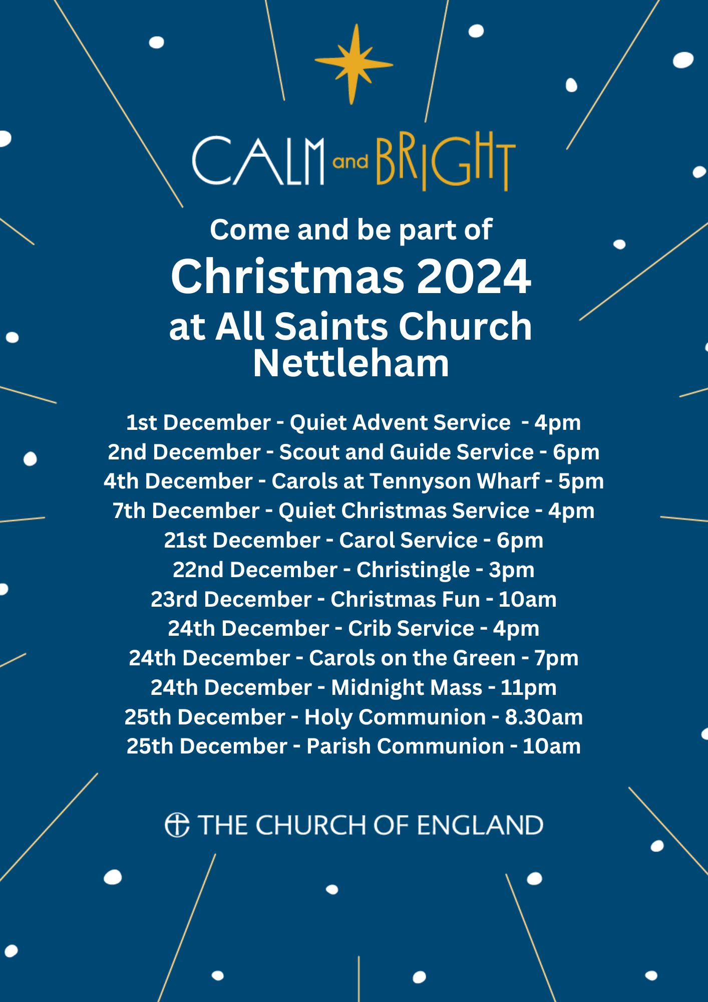 Christmas 2024 at All Saints C