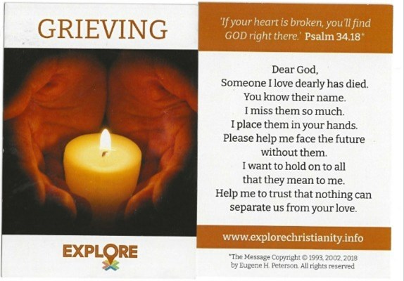 Grieving Prayer