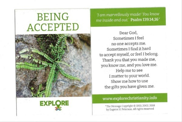 Being Accepted Prayer