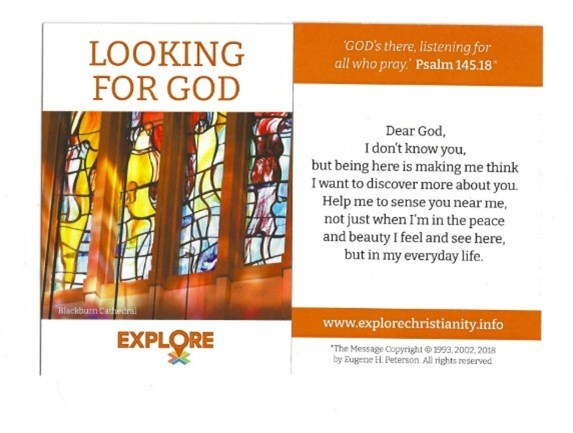 Looking For God Prayer