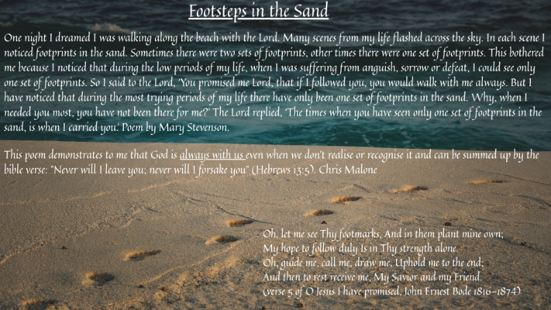 Footsteps in the Sand